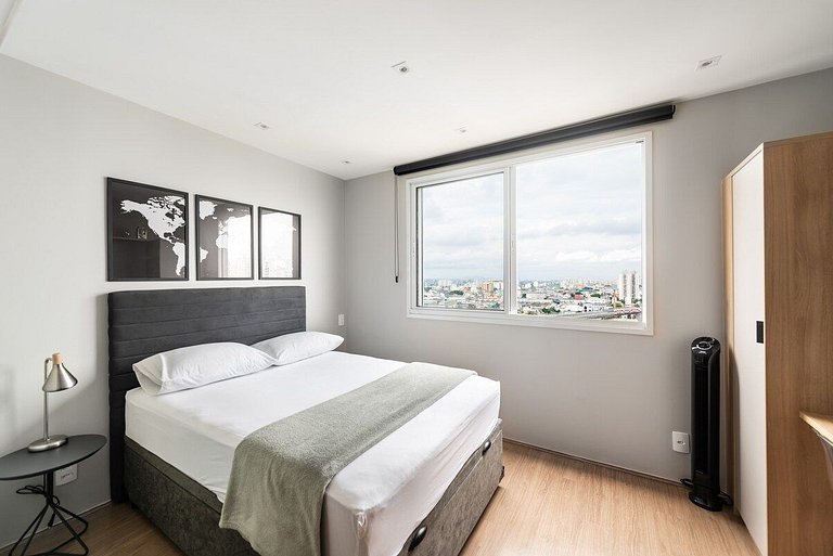 BA10 Studio Novo Andar Alto Brás 50 m Metro Centro